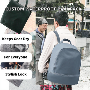 Lightweight Nylon Casual Backpack With Zipper Closure And Soft Handle Unisex Daily Use - Product Image 2