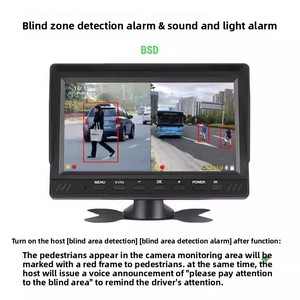 7 inch HD xe tải phát hiện điểm mù <span class=keywords><strong>camera</strong></span> lùi hai kênh âm thanh giám sát bán xe tải ghi phía trước phía sau hỗ trợ xe - Product Image 2