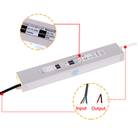 Transformateur d'alimentation LED étanche SAA 110V-240V vers 12V-24V 6A 80W pour bande lumineuse 72W-80W