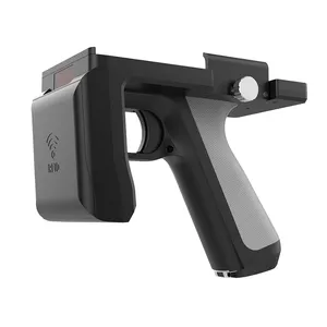 Escáner de código de barras de mano UHF RFID con empuñadura de pistola Android PDAs para inventario, para el mercado, para el inventario, para el teléfono móvil