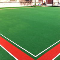 Gazon synthétique imperméable spécial pour green de golf, terrain de gateball, gazon artificiel coloré pour sites sportifs - Durable