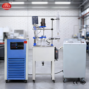 เครื่องปฏิกรณ์แก้วชั้นเดียวทนสูญญากาศสำหรับกระบวนการกลั่น - Product Image 1