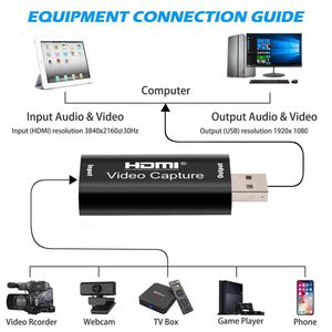 En Promotion : Carte d'Acquisition Vidéo HDMI vers USB 1080P pour Streaming en Direct, Enregistrement, Appareils Photo DSLR, Caméscopes, Caméras d'Action et Diffusion Live - Product Image 5