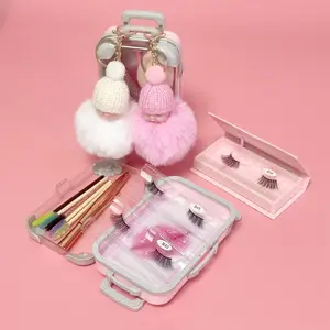 Vente chaude Coffrets Cadeaux Mini Valise boîte d'emballage vendeur Mini Bagages Mini Boîte Peut contenir Rouge À Lèvres Cils Et Bonbons Et Ainsi De Suite