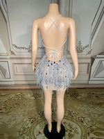 Novance Y2943 robes de soirée 2023 brillant paillettes cristal dos nu robe élégante robe de soirée robe Sexy pour fête Celebrity Club