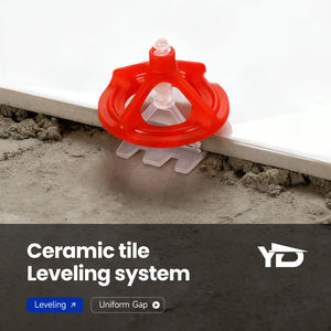 Système de clips de nivellement auto-nivelants et auto-adhésifs en plastique pour carrelage, style design moderne, 2 mm, garantie 3 ans pour le carrelage - Product Image 6