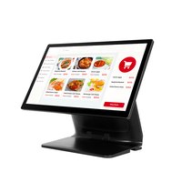 Terminal de caisse enregistreuse tout-en-un Android 11 de 15,6 pouces, écran 1080p, NFC intégré, scanner 2D, restaurants, 4 Go/64 Go