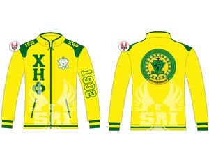 Chaqueta de Carreras Bordada para Mujer de la Hermandad Chi Eta Phi |   Chaqueta de Carreras de Algodón Twill Bordada Personalizada para Mujeres de la Hermandad - Product Image 1