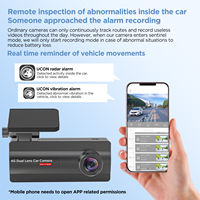 Dashcam 4G avant 2K et arrière 1080P caméra de voiture DVR double objectif enregistrement Radar télécommande APP surveillance GPS suivi 4G Lte Dash Cam