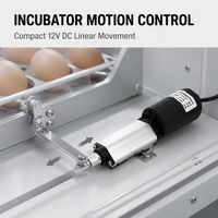 Petit actionneur linéaire électrique 12V CC, moteur linéaire à course de 60 mm pour incubateur à œufs SKA