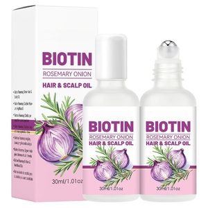 MIAOFUTONG Rosemary <b>Essential</b> <b>Oil</b> 100% Pure Cold Pressed Herbal Scent Nourishing Scalp Care for Hair Growth Roller Bottle 30ml - Product Image 1