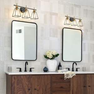 Lampes miroir rétro modernes <span class=keywords><strong>IP44</strong></span> Finition chromée Facile à installer Bras hexagonal en métal <span class=keywords><strong>Ampoule</strong></span> puissante pour <span class=keywords><strong>salle</strong></span> <span class=keywords><strong>de</strong></span> <span class=keywords><strong>bain</strong></span> - Product Image 5