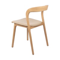 Orangfurn Chaise de salle à manger moderne en bois massif pliée en caoutchouc chêne acacia pin procédés de traitement mature