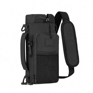 Échantillon Gratuit – Nouveau Style Tendance – Porte-Bouteille d'Eau avec Poche Avant et Bandoulière Confortable Réglable – Glacière Portable - Product Image 1