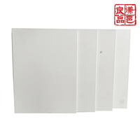 Panneau mélaminé décoratif blanc 9mm-25mm, feuille résistante à l'humidité 4x8, stratifié double face Qianyioliangpin SK1001, panneau à colle E0