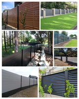 Panneaux de clôture de jardin en aluminium incurvés 3D de haute qualité, faciles à assembler, avec cadre en aluminium thermolaqué et treillis métallique pour extérieur