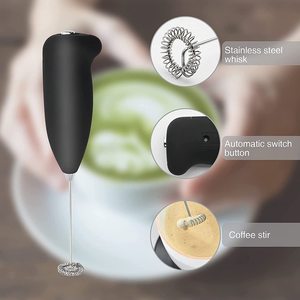 เครื่องตีฟองนมไฟฟ้าแบบมือถือ ใช้แบตเตอรี่ ทำจากสแตนเลส - Product Image 3