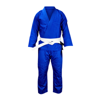 Seragam BJJ Unisex Brazilian Jiu Jitsu Ringan Bahan Stretch Pearl Weave Kimono Tahan Lama untuk Latihan Seni Bela Diri (Dapat Dicuci)