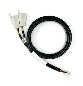 Harness Kabel Splitter JST 4-Pin Kustom dengan Konektor JST Putih 2-Pin untuk Perangkat Otomotif dan Elektronik - Product Image 1