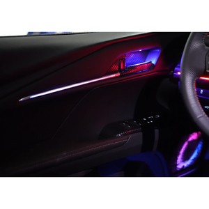 Kit d'éclairage d'ambiance pour voiture, fibres optiques acryliques, symphonie de couleurs, directement du fabricant, pour Toyota Camry (9ème génération) 2024-2025, lampe LED intérieure - Product Image 3