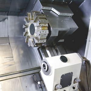 Chất lượng cao Nhà Máy Giá kép trục nghiêng giường <span class=keywords><strong>CNC</strong></span> <span class=keywords><strong>Lathe</strong></span> DT30 dmtg <span class=keywords><strong>CNC</strong></span> <span class=keywords><strong>Lathe</strong></span> quay trung tâm máy với tốc độ tốt trục chính - Product Image 3