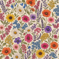 Tissu popeline 100 % coton léger et respirant, imprimé à l'écran rotatif traditionnel, pour chemises et vêtements de mode pour filles