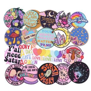 Patchs thermocollants Hip Hop, Patchs autocollants motif filtre à champignons, Accessoires de fabrication de vêtements, Patchs magiques brodés pour vêtements - Product Image 2