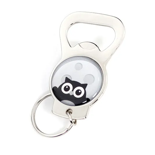 Manufacturer Customized Metal Keyring Sublimation Stainless Steel Opener Llavero Custom Enamel Beer Bottle Opener Keychain