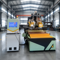 Machine de traitement du bois à grande vitesse économique SHANSHU avec double lame de scie, routeur CNC Mach3, pompe à engrenages Syntec et table à vide
