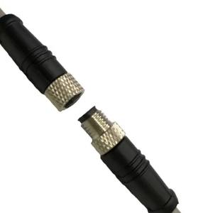 Vente en gros M8 2P Pin Connecteurs industriels droit femelle/mâle Type de moulage circulaire étanche pour les environnements difficiles - Product Image 2