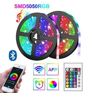 Kit de Tira <span class=keywords><strong>LED</strong></span> WS2812B 12V 5050 con Control Remoto RF, <span class=keywords><strong>WiFi</strong></span>, Música y Voz <span class=keywords><strong>Alexa</strong></span>, Tira de Luz <span class=keywords><strong>LED</strong></span> RGB Individualmente Direccionable RGBIC WS2812 - Product Image 2