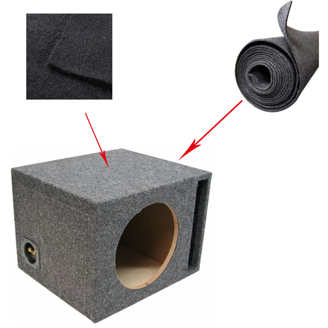 GRS Certified Recycled Polyester Felt | 4 Way Stretch Speaker Box Base | Auto Interior Acoustic Linings