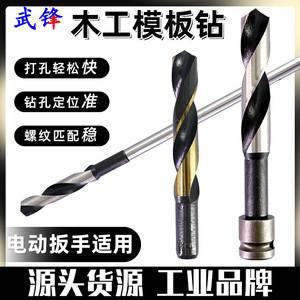Template Drill Bit 14mm Shank 125mm Length Spiral High Speed Steel For Woodworking - Product Image 4