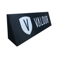 Panneaux de signalisation mobiles en aluminium écologique de 100x300 cm, cadre en alliage d'aluminium, pour extérieur, type A
