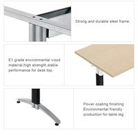 Nouveautés Greatway QF-08 de bureau électrique colonnes de levage réglables pour bureaux réglables en hauteur