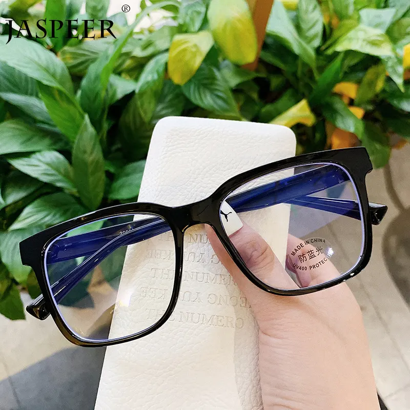 Guvivi 새로운 컴퓨터 전화 보호 광학 안경 안경 고품질 패션 매장 대형 광학 안경 중국