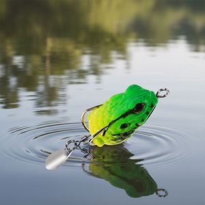 Nuevo señuelo artificial de PVC para pesca, tipo rana, mini, 2.5cm, 3g, para pesca en agua dulce y salada, lagos y arroyos. - Product Image 1
