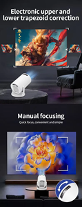 HY300mini 2025 nuevo 4K proyector inteligente Dual Wifi BT 5,0 proyección de pantalla inalámbrica proyector portátil para interiores - Product Image 6