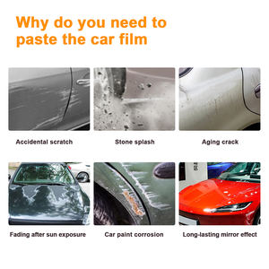 ฟิล์มป้องกันสี<span class=keywords><strong>รถ</strong></span>ป้องกันรอยขีดข่วน TPU ชุดรูปลอกสำหรับ Tesla Model 3 Y x S 2016-2024ไฮแลนด์ - Product Image 3