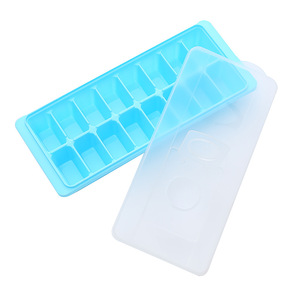 Bac à glaçons en plastique à 16 cavités, résistant au congélateur, pour congélation rapide, avec couvercle, boîte de rangement pour glaçons de <span class=keywords><strong>cuisine</strong></span>, moule à glaçons DIY - Product Image 5