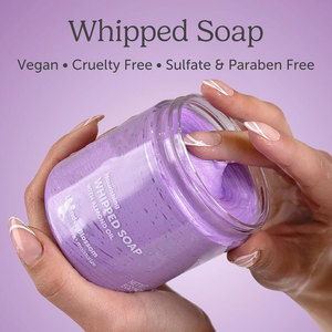 Nhãn hiệu riêng Whipped xà phòng & cạo bơ 5oz | hương thơm hoa oải hương, Kem làm sạch da & dưỡng ẩm cạo bơ OEM/ODM - Product Image 2