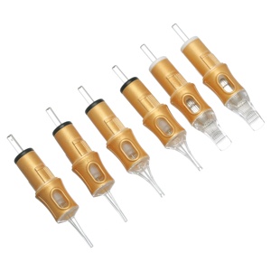 Yaba agulhas para tatuagem de ouro, agulhas para tatuagem, oem, cores privadas, descartáveis, atacado, cartucho - Product Image 6