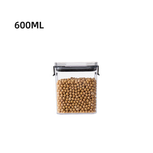 Hot New 600ml Transparent En Plastique Rectangle Conteneur De Stockage Des Aliments Hermétique Cuisine Couvercle Personnalisable Logo Empilable Cadeaux - Product Image 5