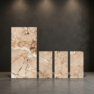 Azulejos de porcelana Alaska Europa con aspecto de piedra caliza rústica de 800x1600 mm, colección de lujo para pisos y paredes interiores. - Product Image 3