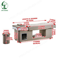 Lit de massage thaïlandais multifonctionnel Jincheng Beauty pour salon de coiffure, soins du visage, spa capillaire, avec lampe