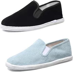 Zapatos de Lona con Suela de Goma para Kung Fu, Artes Marciales y Tai Chi, Forro de Tela de Algodón, Absorbentes de Sudor, Resistentes a las Manchas, para Todas las Estaciones - Product Image 1