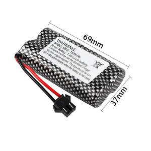 Li-ion <span class=keywords><strong>18650</strong></span> Batteries Pack <span class=keywords><strong>10C</strong></span> 7.4V 1500mAh pour véhicule motorisé avion jouet jouets de camion à piles - Product Image 6