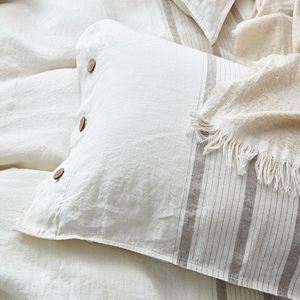 Wholesale <strong>Luxury</strong> <strong>King</strong> <strong>Size</strong> Summer Cotton Linen 4pcs Bed Sheet <strong>Bedding</strong> <strong>Sets</strong> - Product Image 5