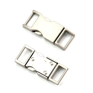 Hebilla deslizante ajustable con bloqueo automático 4956, hebilla de liberación rápida de aleación de Zinc, correa para sandalias de doble punta, accesorios para hombres - Product Image 3