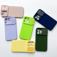 Coque de Téléphone en Silicone Antichoc avec Protection d'Objectif pour iPhone 11 12 13 14 Pro Max 7/8 Xr Xs, Accessoire pour Téléphone Mobile